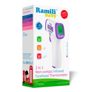 Инфракрасный лобный термометр (2 в 1) Ramili ET3050